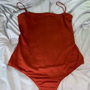 💫🔥Rue21 Rust Spaghetti Strap Bodysuit⚡️